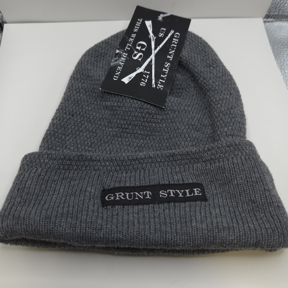 Grunt Style Men's Gray Beanie Hat